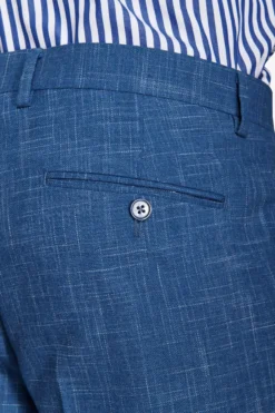 Pantaloni tela fiammata royal
