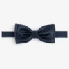 Papillon satin blu