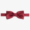 Papillon satin bordeaux