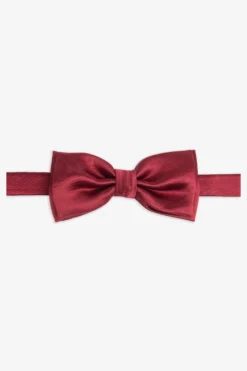Papillon satin bordeaux