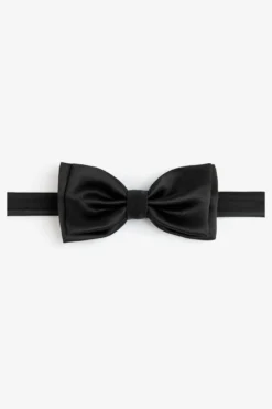 Papillon satin nero