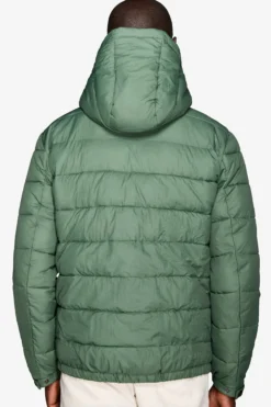 Piumino trapuntato verde 