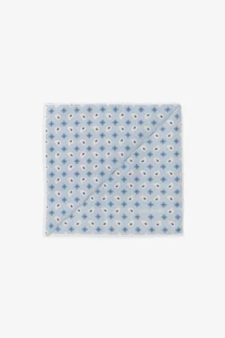 Pochette fantasia cashmere celeste