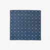Pochette fantasia geometrica blu