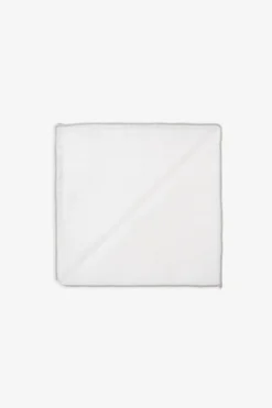 Pochette profili a contrasto bianco