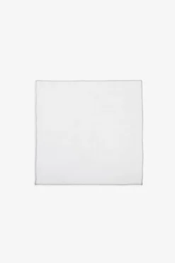 Pochette profili a contrasto bianco