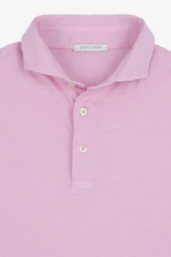 Polo in jersey rosa