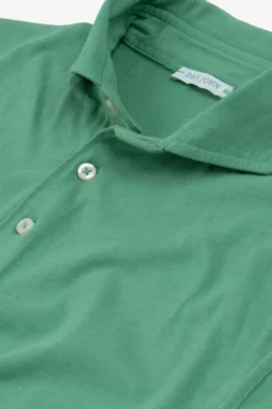 Polo in jersey verde