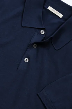 Polo in maglia basic in cotone royal