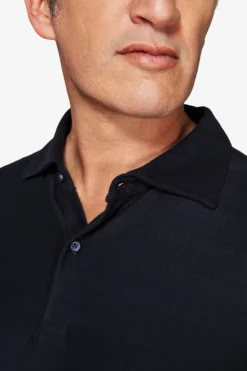 Polo jersey armaturata blu