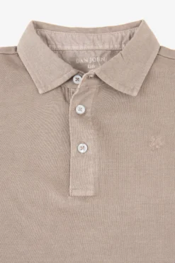 Polo piquet tortora Kids