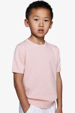 T-shirt in maglia rosa Kids