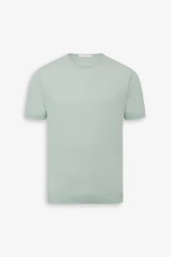 T-shirt in maglia salvia
